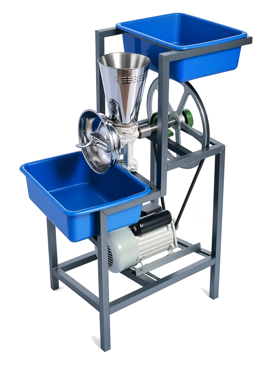 Molino Industrial Corona MRT con base metálica y motor